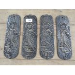 ***FOUR CAST FINGER PLATES**