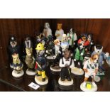 TWENTY ROBERT HARROP FIGURES DOG COUNTRY COMPANIONS FIGURES (ONE SNAPPED)