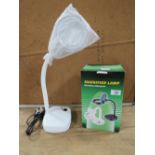 ***A BOXED SMALL TABLE MAGNIFIER LAMP**