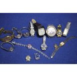 A COLLECTION OF ASSORTED WRIST WATCHES