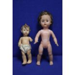 A GOEBEL DOLL TOGETHER WITH ANOTHER