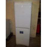 AN INDESIT FRIDGE FREEZER