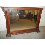 AN OVER MANTLE MIRROR