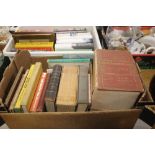 A BOX OF ASSORTED BOOKS