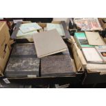 GEOLOGY, MINERALOGY AND PALAEONTOLOGY 3 TRAYS OF BOOKS, TRANSACTIONS ETC INC USA 19TH AND 20TH C