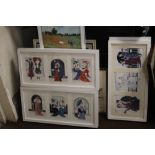 A QUANTITY OF ASSORTED PICTURES AND PRINTS