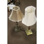 TWO TABLE LAMPS