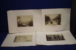 FOUR MOUNTED PICTURES "THE FARNLEY HALL COLLECTION OF TURNER DRAWINGS" 56 CM X 39 CM