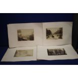 FOUR MOUNTED PICTURES "THE FARNLEY HALL COLLECTION OF TURNER DRAWINGS" 56 CM X 39 CM