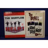TWO ENAMEL BEATLES SIGNS "HELP" AND "A HARD DAYS NIGHT"