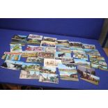 A COLLECTION OF ASSORTED POSTCARDS TO INCLUDE TOPOGRAPHICAL, AVIATION ETC