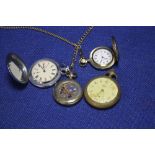 A COLLECTION OF ASSORTED POCKET WATCHES