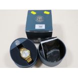 A BOXED CITIZEN ECO-DRIVE DAY DATE WRISTWATCH