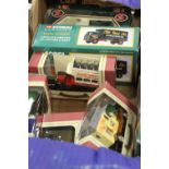 A SMALL SELECTION OF EDDIE STOBART AND OTHER DIE CAST VEHICLES