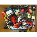 A BOX OF ASSORTED MODERN DIE CAST VEHICLES