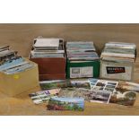 A LARGE COLLECTION OF VINTAGE POSTCARDS