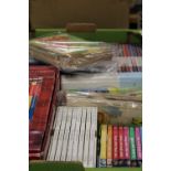 A TRAY OF ASSORTED CHILDRENS BOOKS TO INCLUDE ENID BLYTON'S SECRET SEVEN,& NODDY COLLECTIONS,