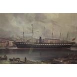 FOUR ASSORTED PICTURES ETC TO INCLUDE A PRINT OF S.S. GREAT BRITAIN