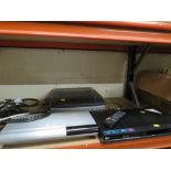 A BOSE CD MACHINE, AIWA TURNTABLE AND LG DVD PLAYER - HOUSE CLEARANCE