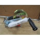 ***A DOUBLE GEAR STRAP WINCH**