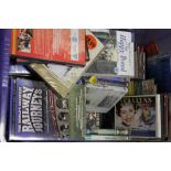 A BOX OF ASSORTED DVDS - NOT CHECKED