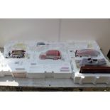 A COLLECTION OF FOUR THE FRANKLIN MINT PRECISION MODELS, 1946 Chevy suburban ambulance limited