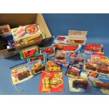 THIRTY TWO BOXED / CARDED EMERGENCY SERVICES VEHICLES, by Corgi, Majorette, Tuftoys, Play Makers,