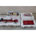 THE FRANKLIN MINT PRECISION MODELS - FOUR BOXED DIE CAST MODELS, comprising the American LaFrance