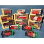 THIRTEEN BOXED ELIGOR FIRE ENGINES, mostly 1:43 scale