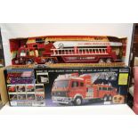 A NYLINT METAL MUSCLE CLASSIC AERIAL 'HOOK-N-LADDER' No 540 MODEL FIRE ENGINE, together with a 1:
