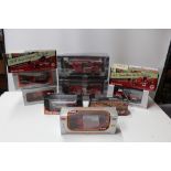 TEN BOXED FIRE ENGINES, to include Magirus M32L, Magirus M32LAS, Texaco, Soar Art etc.