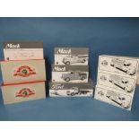 NINE BOXED FIRST GEAR VEHICLES, all 1:34 scale, to include Mack L series pumper, Mack L Model