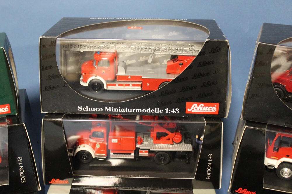 FIFTEEN BOXED SCHUCO EMERGENCY SERVICE VEHICLES, some limited edition, mostly 1:43 scale - Image 2 of 2