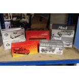 SEVEN BOXED FIRST GEAR VEHICLES, 1:34 and 1:30 scale, to include 1957 R200 International fire truck,