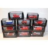 ELEVEN BOXED SCHUCO EMERGENCY SERVICES VEHICLES, 1:43 scale