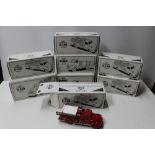 EIGHT BOXED FIRST GEAR FIRE ENGINES, 1:34 scale, R190 x 5, GMC x 2, R200 x 1
