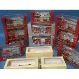 NINE BOXED 1:50 SCALE FIRE BRIGADE MODELS, three boxed limited edition Promod original fire