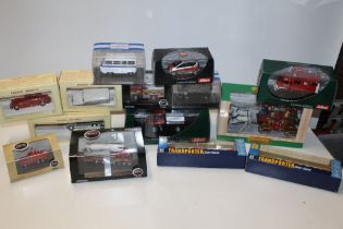 FOURTEEN BOXED EMERGENCY SERVICES VEHICLES, to include three limited edition Schuco 04645,03391,