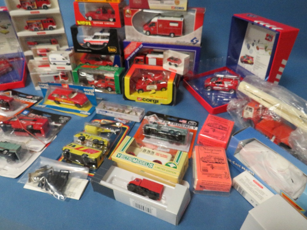 THIRTY FIVE BOXED AND CARDED EMERGENCY SERVICES VEHICLES, by Corgi, Norev, Siku, Gama, matchbox, - Image 3 of 5