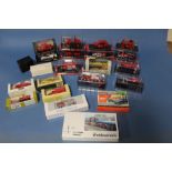 TWENTY ONE CARDED AND BOXED EMERGENCY SERVICE VEHICLES, by Ixo, Rio, Del Prado, Lledo, Roco etc.