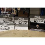 SIX BOXED FIRST GEAR VEHICLES, all 1:34 scale to include 1960 B Model pumper, 1951 Ford pumper,