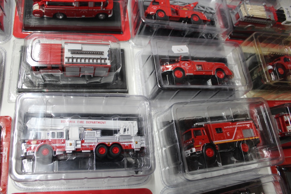 TWENTY EIGHT CARDED AND PLASTIC SLEEVED FIRE ENGINES, by Del Prado etc. - Image 2 of 2