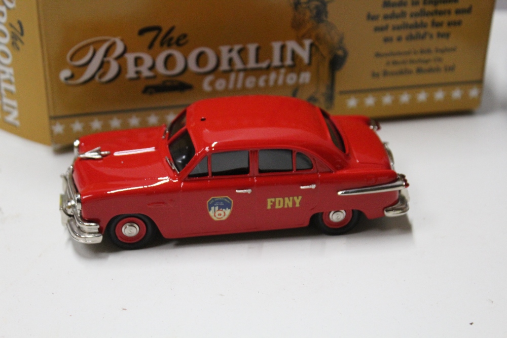 TWO BOXED BROOKLIN COLLECTION MODELS, to include 1941 Chrysler Saratoga Fire chief Car and limited - Image 2 of 2