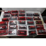 TWENTY EIGHT CARDED AND PLASTIC SLEEVED FIRE ENGINES, by Del Prado etc.