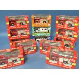 TEN BOXED LIMITED EDITION FIRE ENGINES, together with three TV related emergency vehicles 'The