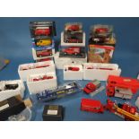 TWENTY SIX BOXED MAINLY FIRE RELATED ITEMS, to include Hornby Scaledale Country Fire Station,