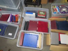 ROYAL F.D.C.'s IN FIVE LARGE CRATES AND TWO BOXES, worldwide lot with much of interest