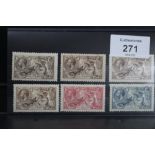 S.G. 413a/417 BRAD WILKINSON SEAHORSES INC. 2/6, (all 4) fine mint