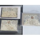 MULREADY LETTERSHEETS x 3, FU with odd faults, all very presentable