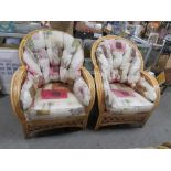 A PAIR OF CONSERVATORY CHAIRS